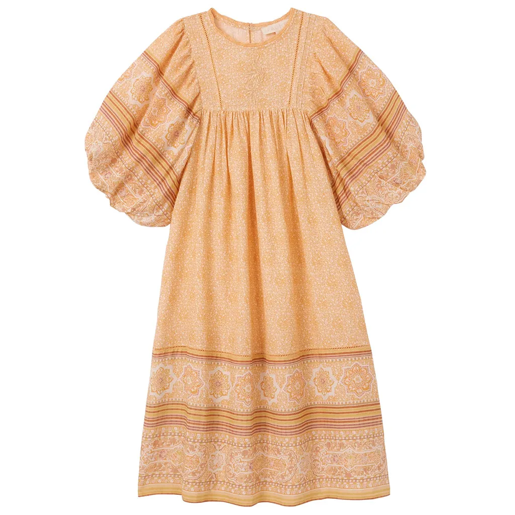 Faune Child Meadow Dress Tuscan Peach Orange