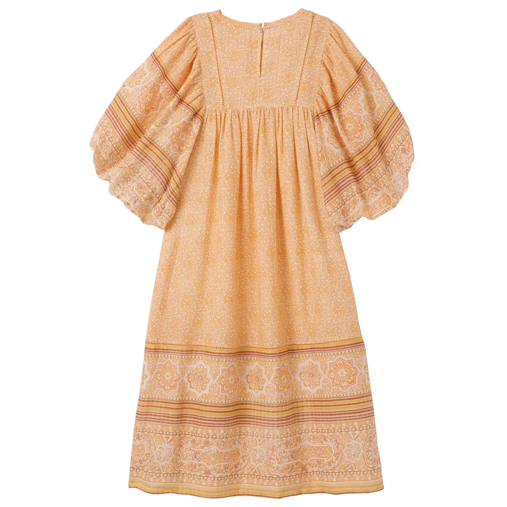 Faune Child Meadow Dress Tuscan Peach Orange