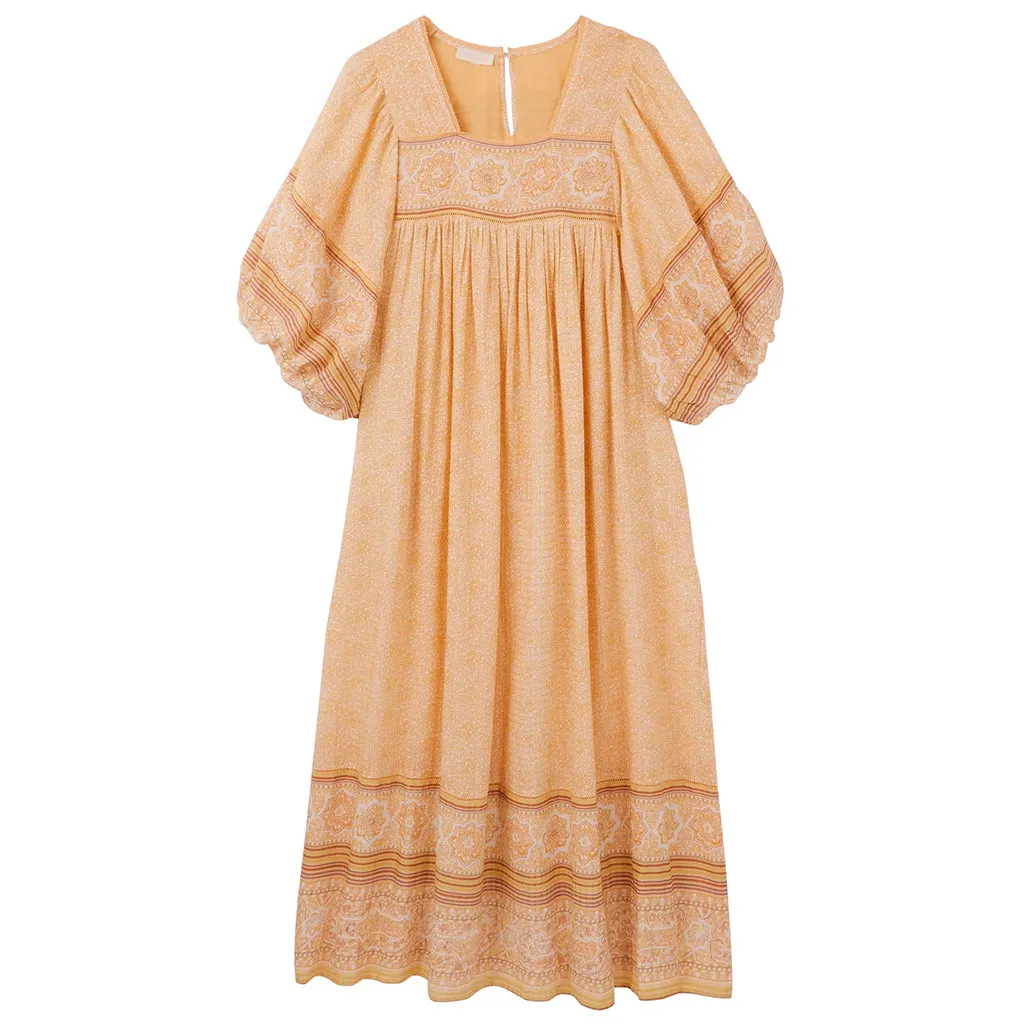 Faune Woman Meadow Dress Tuscan Peach Orange