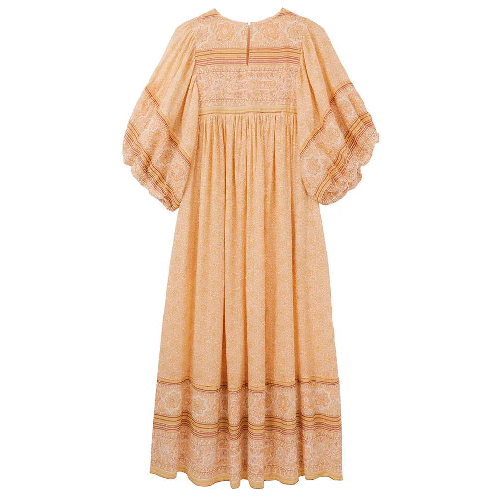 Faune Woman Meadow Dress Tuscan Peach Orange