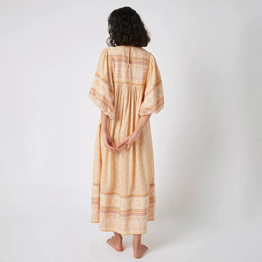 Faune Woman Meadow Dress Tuscan Peach Orange