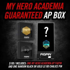 FiGPiN - Guaranteed MY HERO ACADEMIA AP plus Chalice LE100 (Gold or Black) PIn Mystery Box