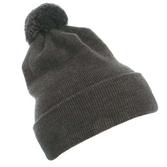 Flexfit Beanie with Cuff & Pom Pom