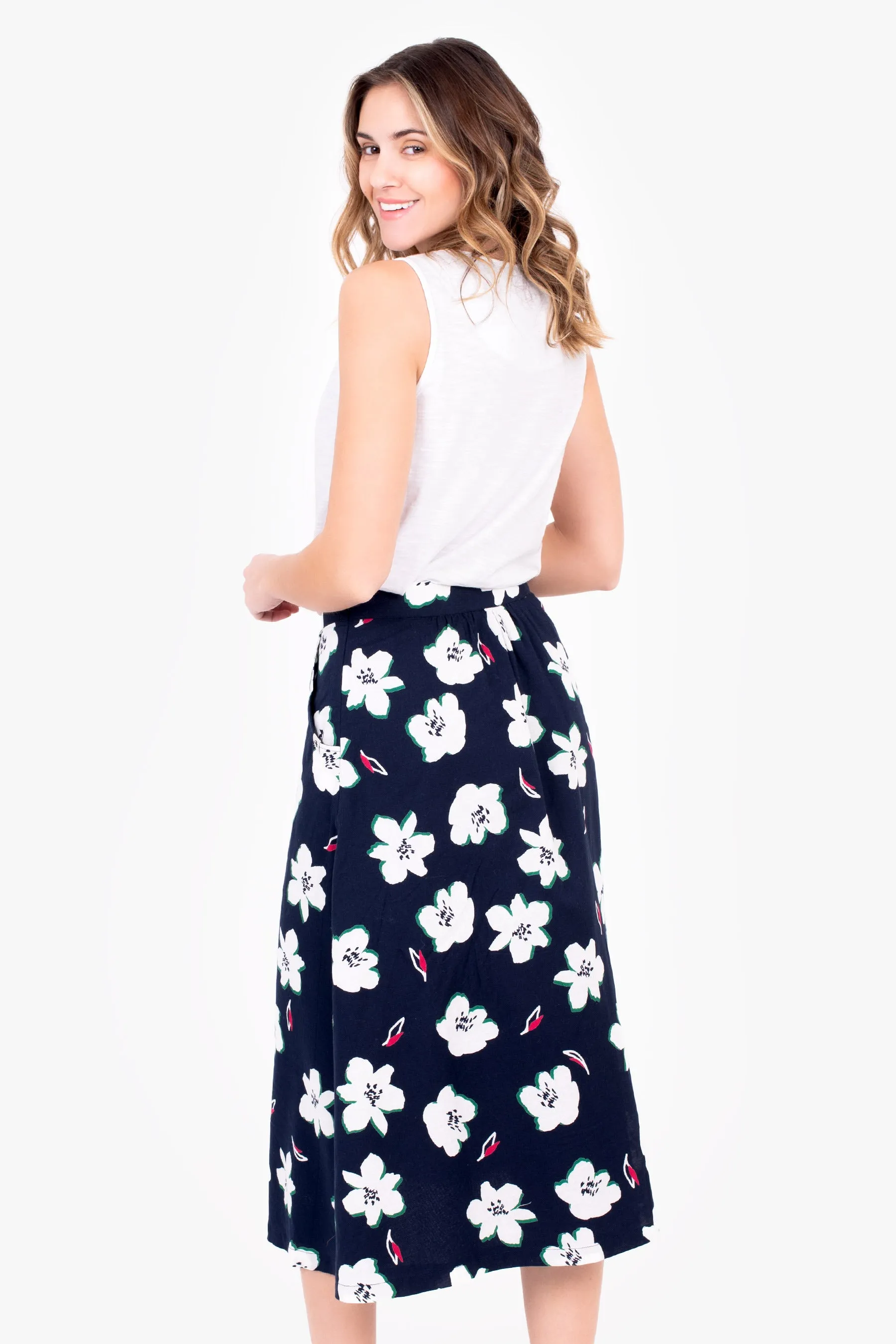 Floating Lilly Midi Skirt