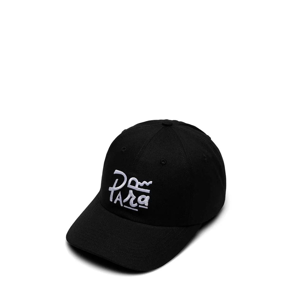 FONTED 6 PANEL HAT Black