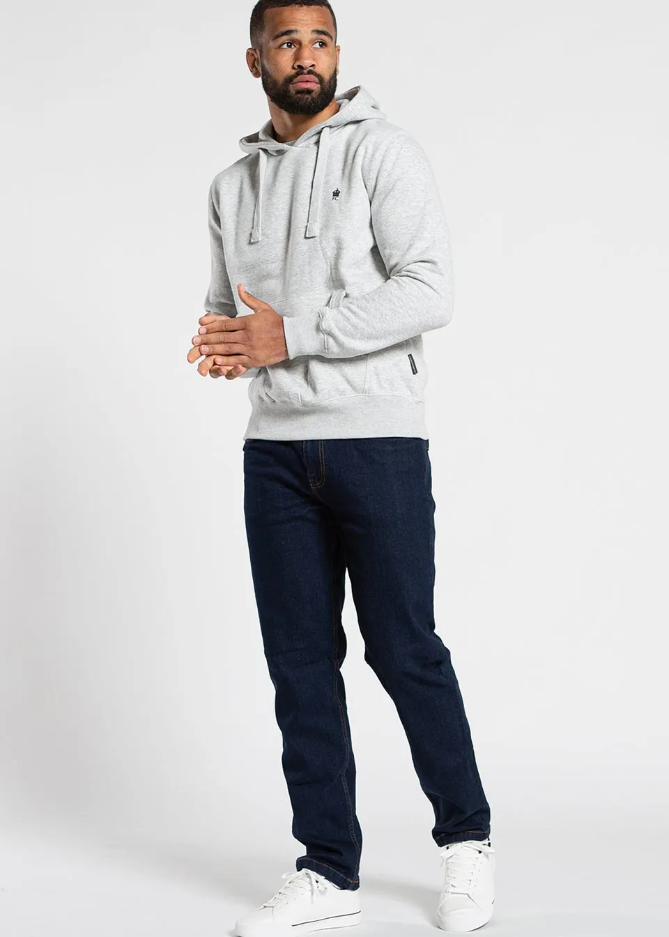 French Connection Grey Cotton Blend Hoody