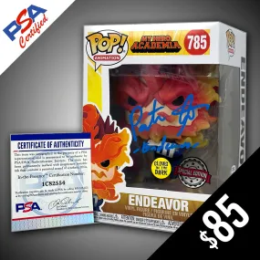 Funko Pop! My Hero Academia: Endeavor - SIGNED by Patrick Seitz (PSA Certified)