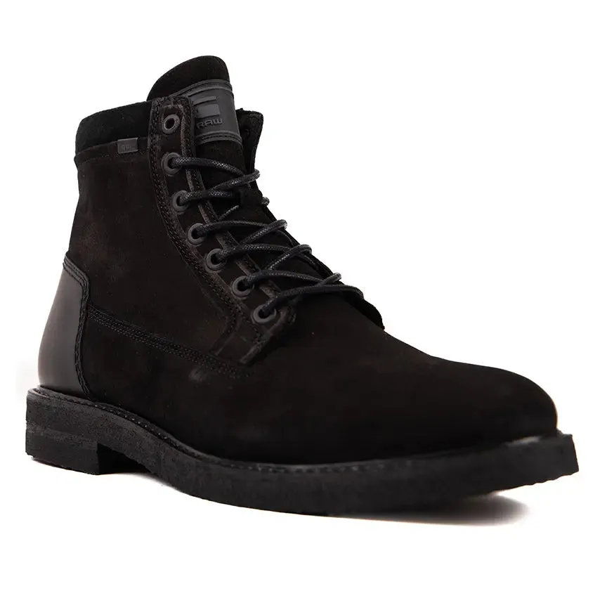 G-Star Raw Cormac Mid Nubuc Boot Black