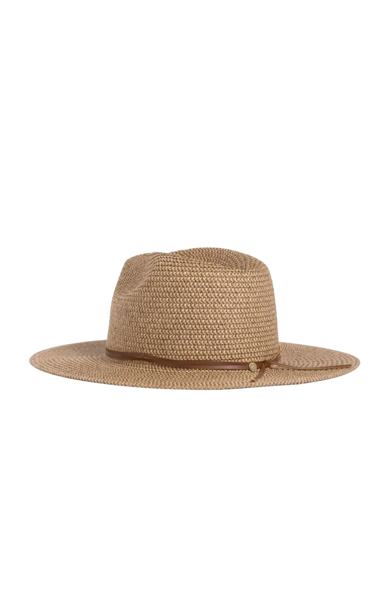 Gisele Straw Hat Choc Latte