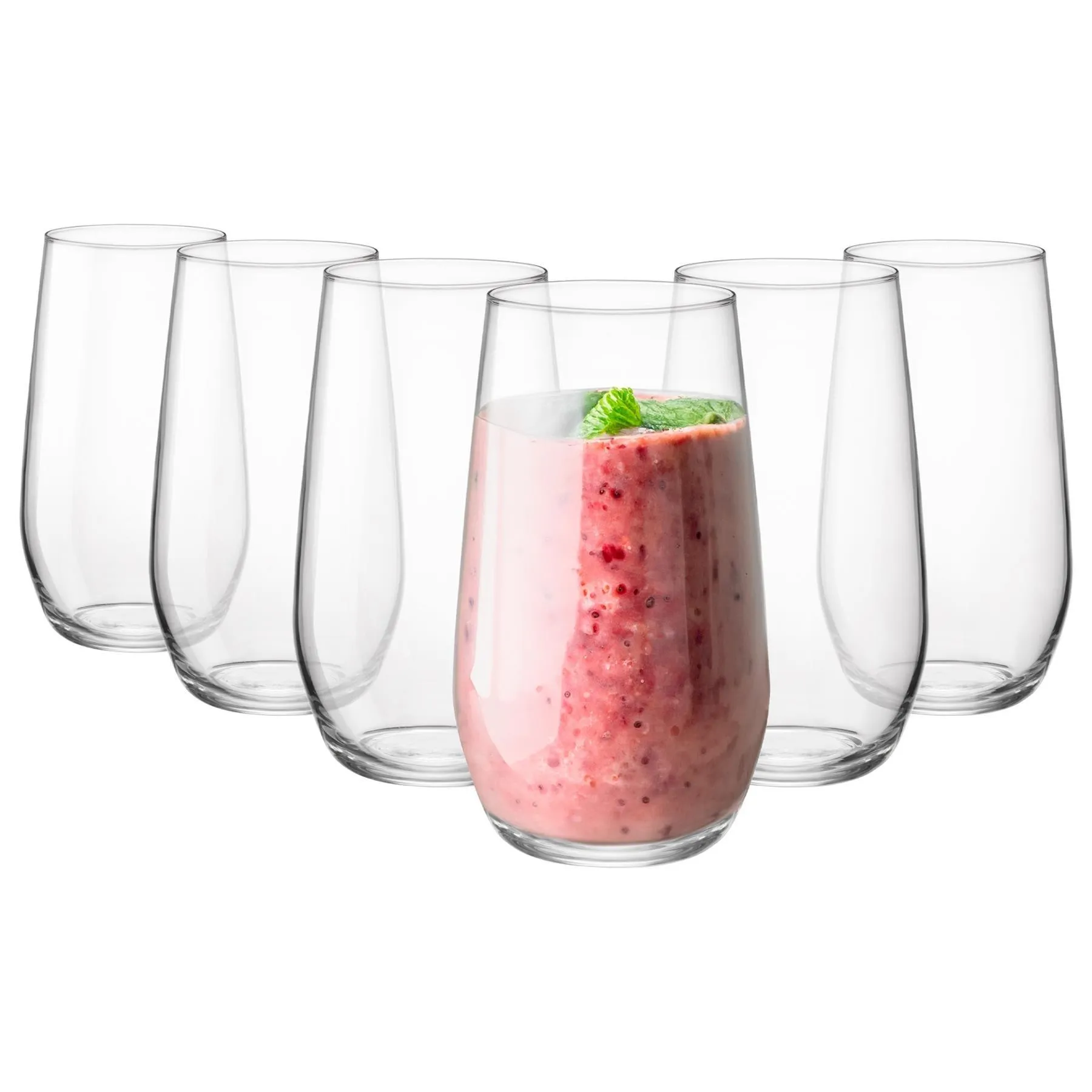 Glassware | Electra Highball Glasses - 390ml - Pack of 6 | Bormioli Rocco