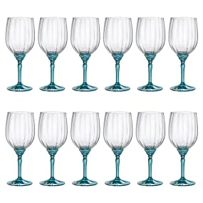 Glassware | Florian Red Wine Glasses - 535ml - Blue - Pack of 12 | Bormioli Rocco