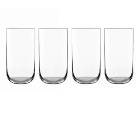 Glassware | Sublime' Crystal Glass Beverage Glasses Set 590ml - Pack of 4 | Luigi Bormioli