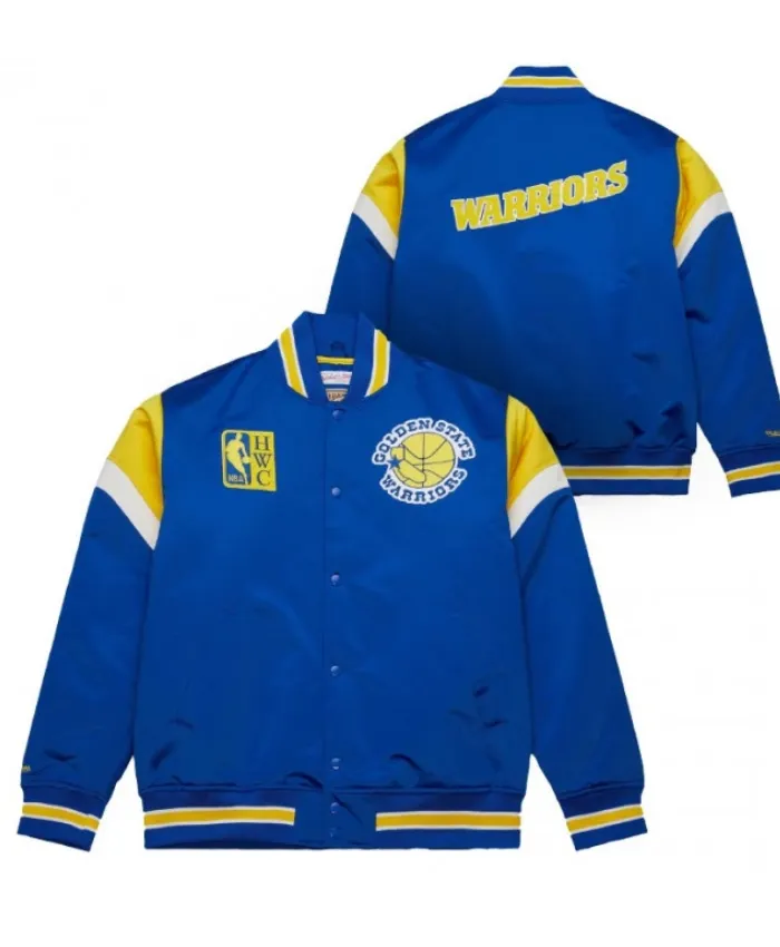 Golden State Warriors Heavyweight Satin Jacket - William Jacket