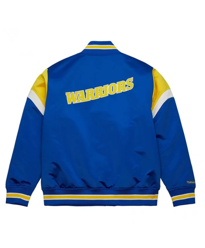 Golden State Warriors Heavyweight Satin Jacket - William Jacket