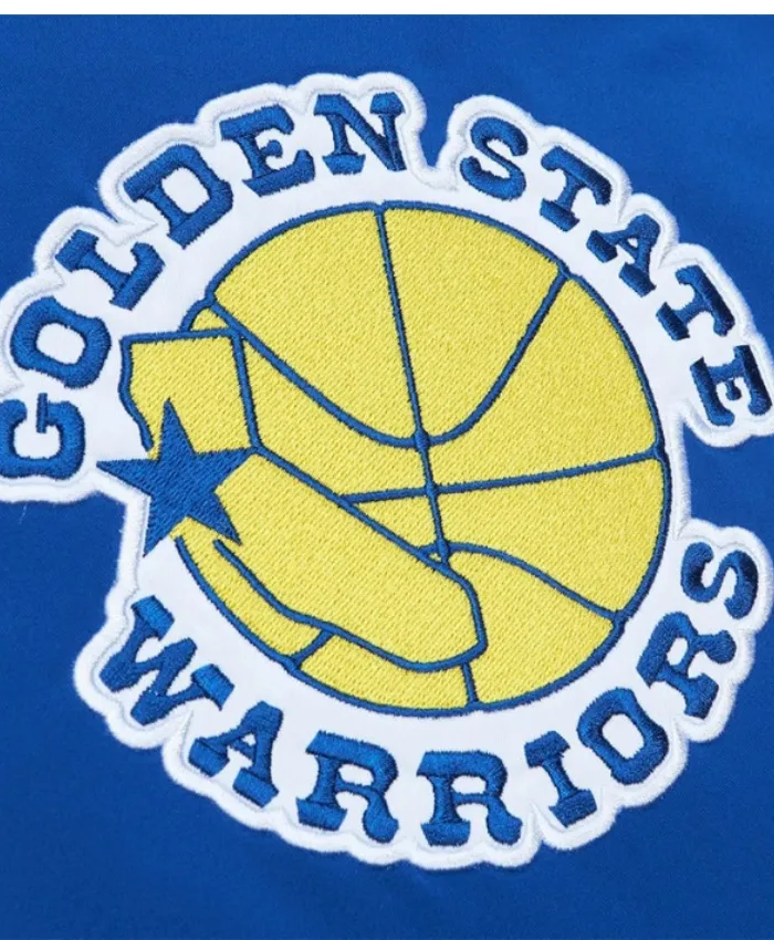 Golden State Warriors Heavyweight Satin Jacket - William Jacket