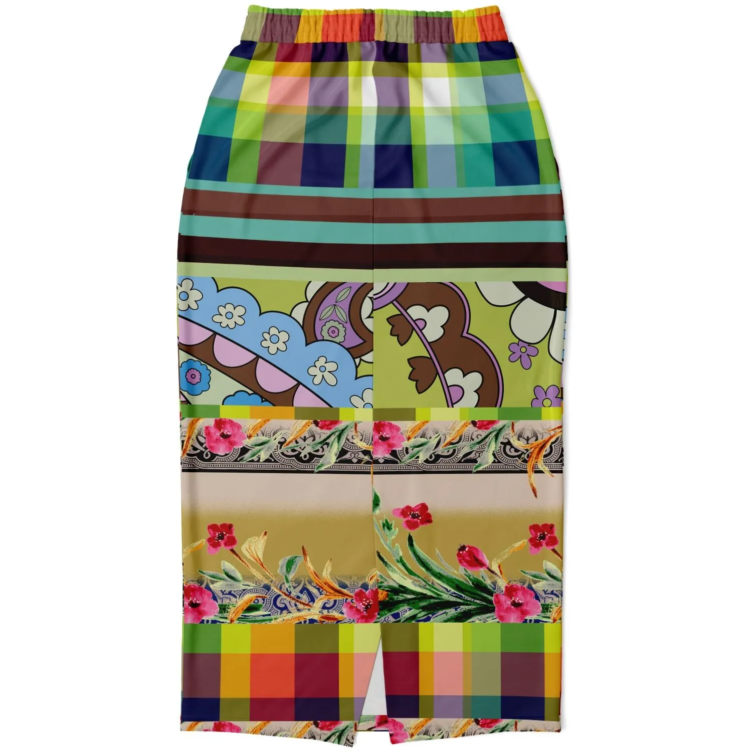 Green Apple Soho Eco-Poly Long Pocket Skirt