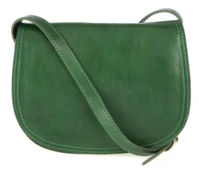 Green calfskin bag enila