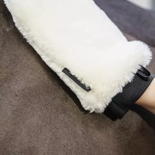 Grooming Deluxe Sheepskin Grooming Glove