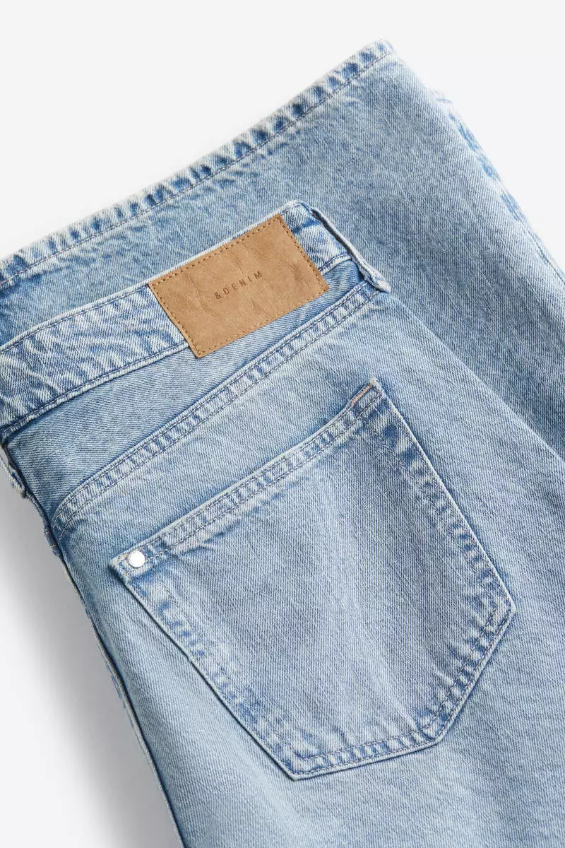 H&M Curvy Fit Baggy Low Jeans