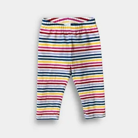 Hanna Andersson Classic Capri Leggings Rainbow Stripe 100 cm 4T