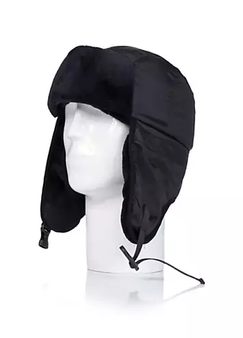 Heat Holders Aviator Hat - Black | Kaleidoscope