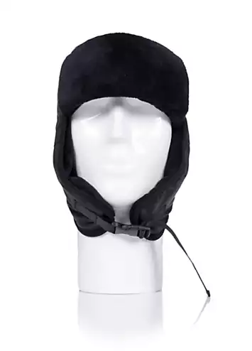 Heat Holders Aviator Hat - Black | Kaleidoscope