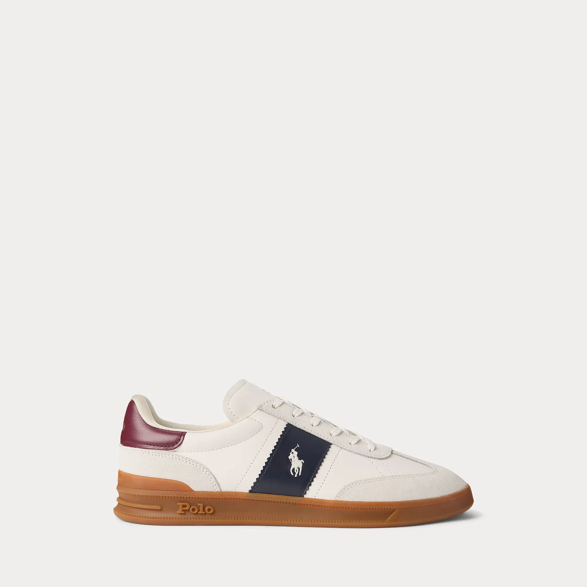 HERITAGE AERA LEATHER-SUEDE SNEAKER