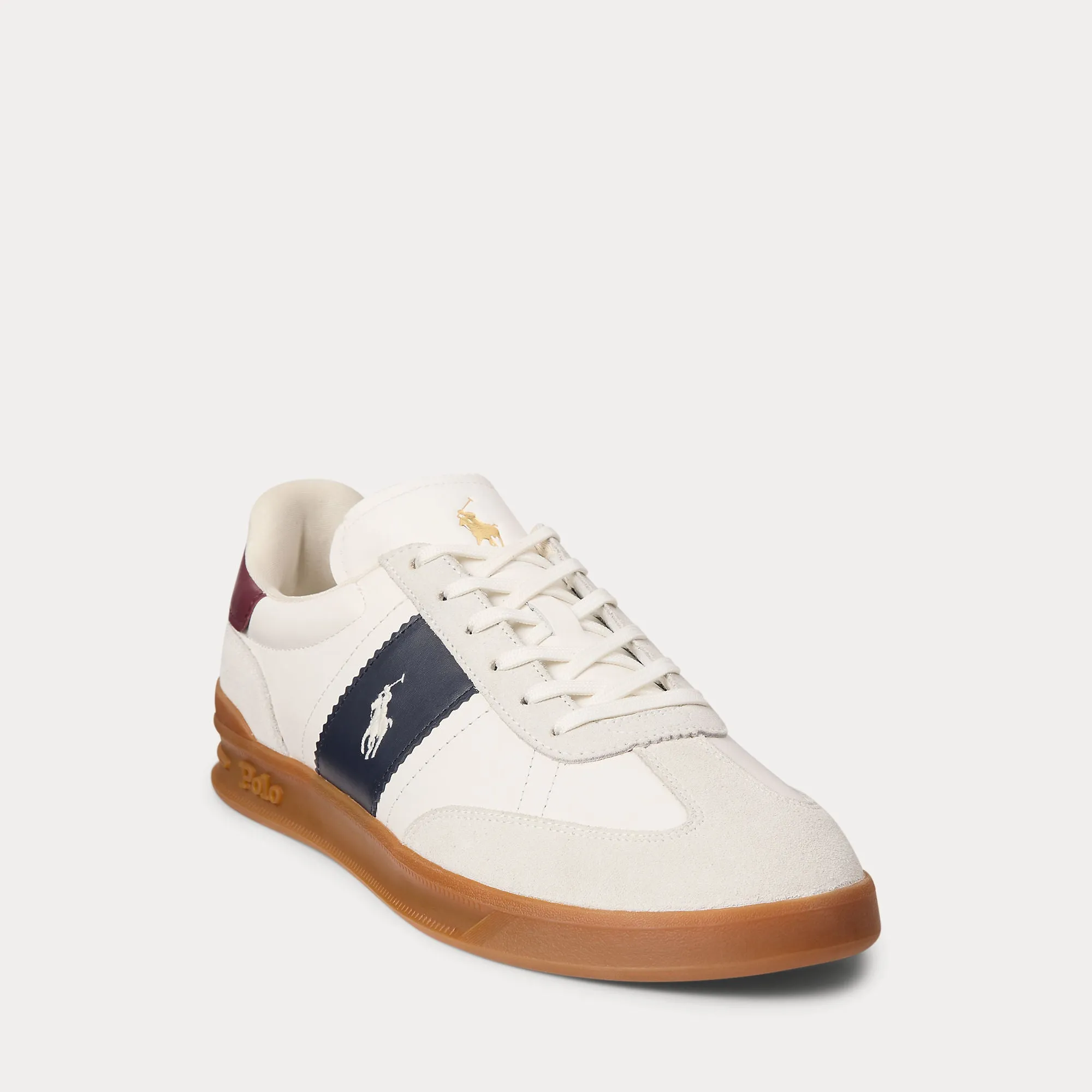 HERITAGE AERA LEATHER-SUEDE SNEAKER