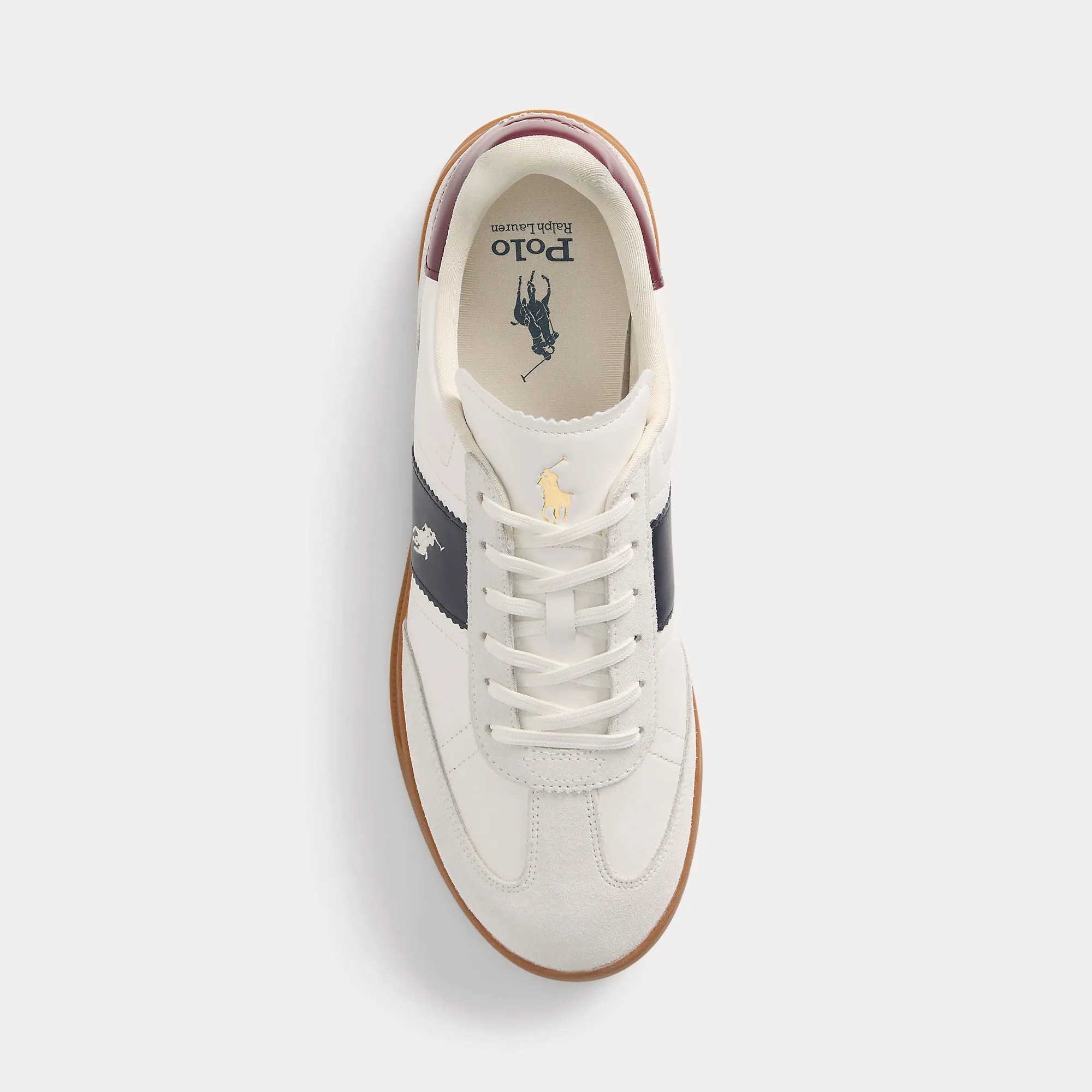 HERITAGE AERA LEATHER-SUEDE SNEAKER