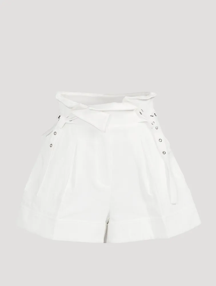 Holt Renfrew Paper-Bag Shorts