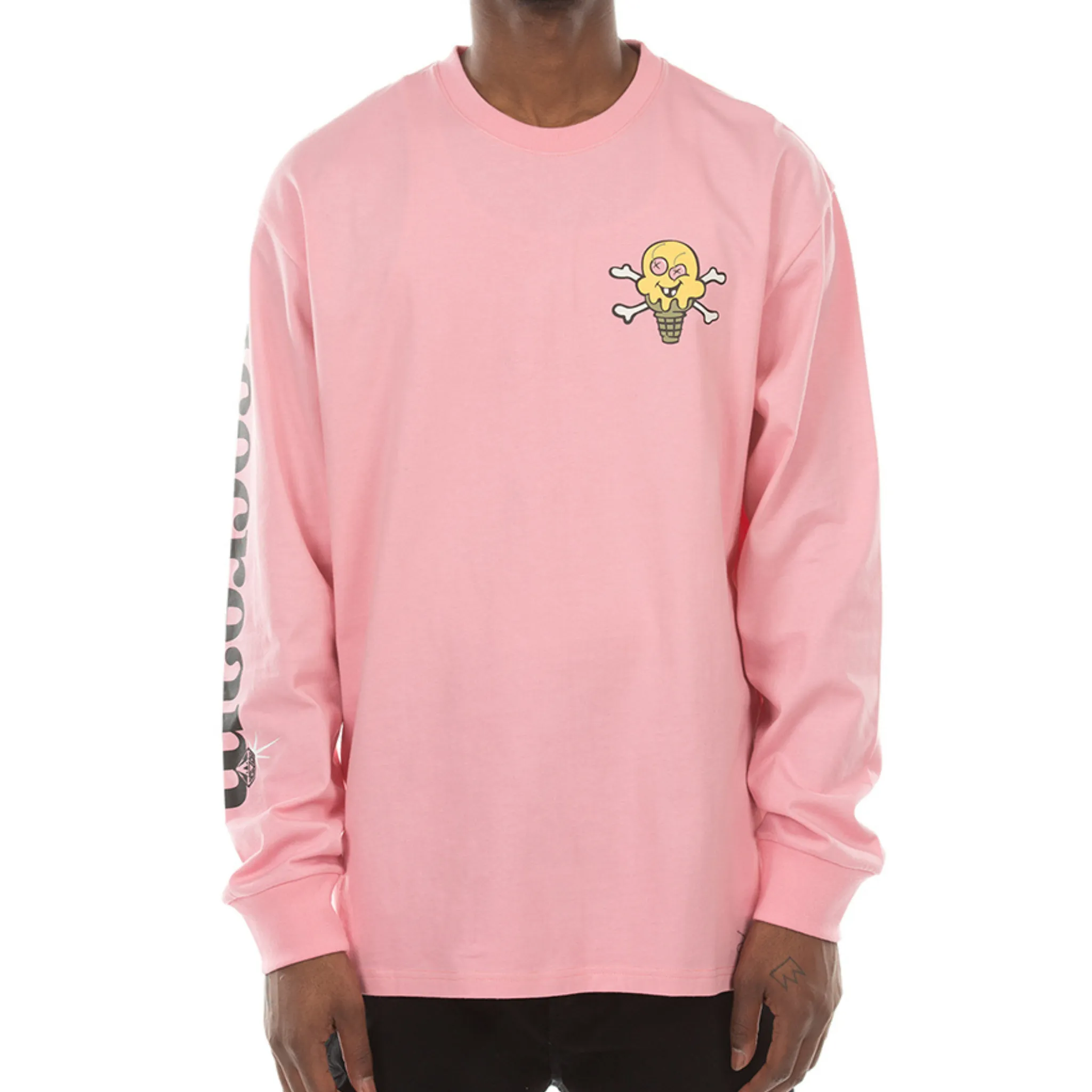 Ice Cream Henry LS Knit (Sea Pink)