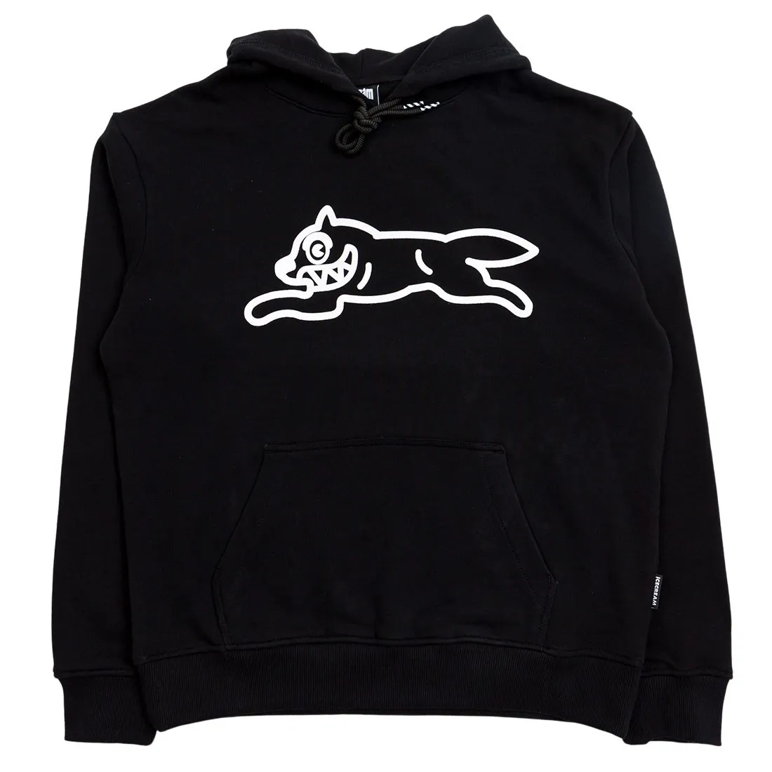 Ice Cream Men Dog Hoody (black)