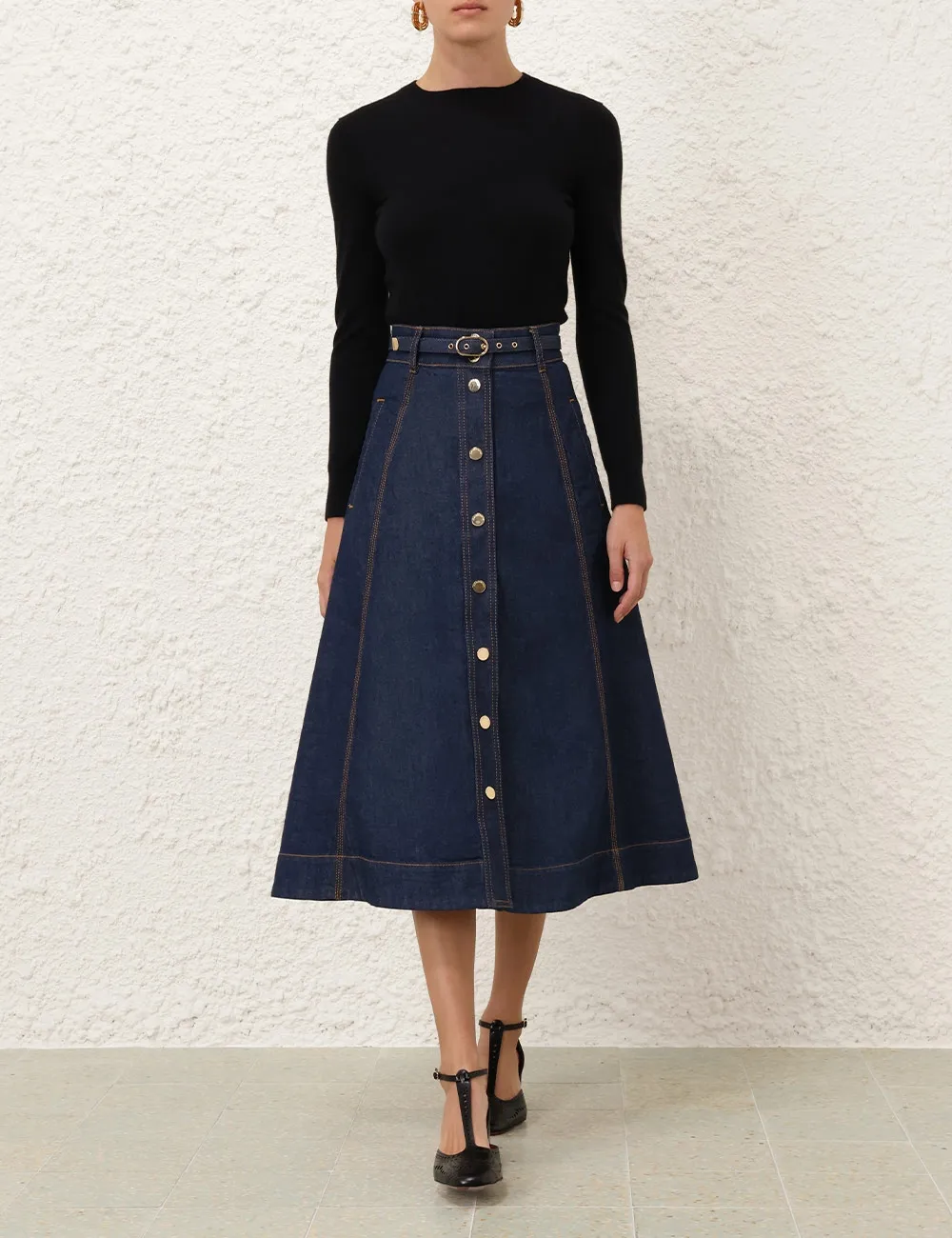 Illustration A Line Skirt