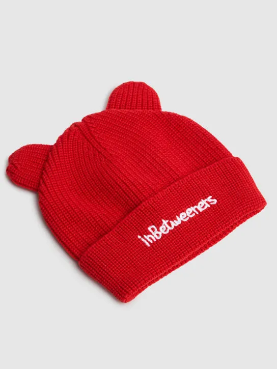 InBetweeners   Bear ears wool blend hat 