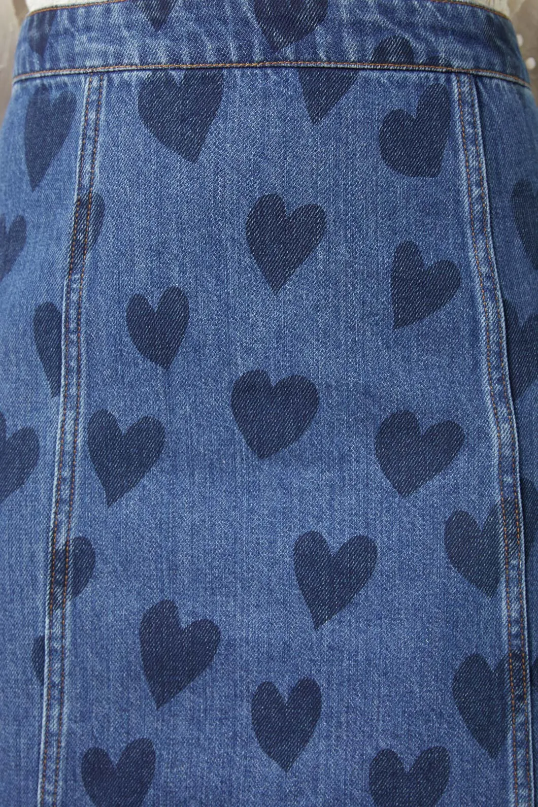 Indigo Hearts Skirt