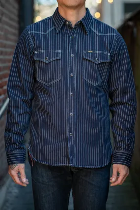 Iron Heart IHSH-62-IND 12oz Wabash Western Shirt - Indigo