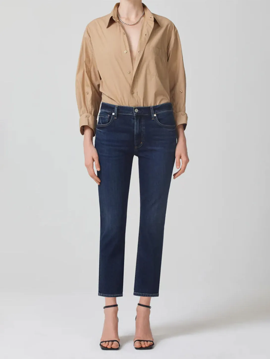 Isola Crop Straight Jean - Courtland