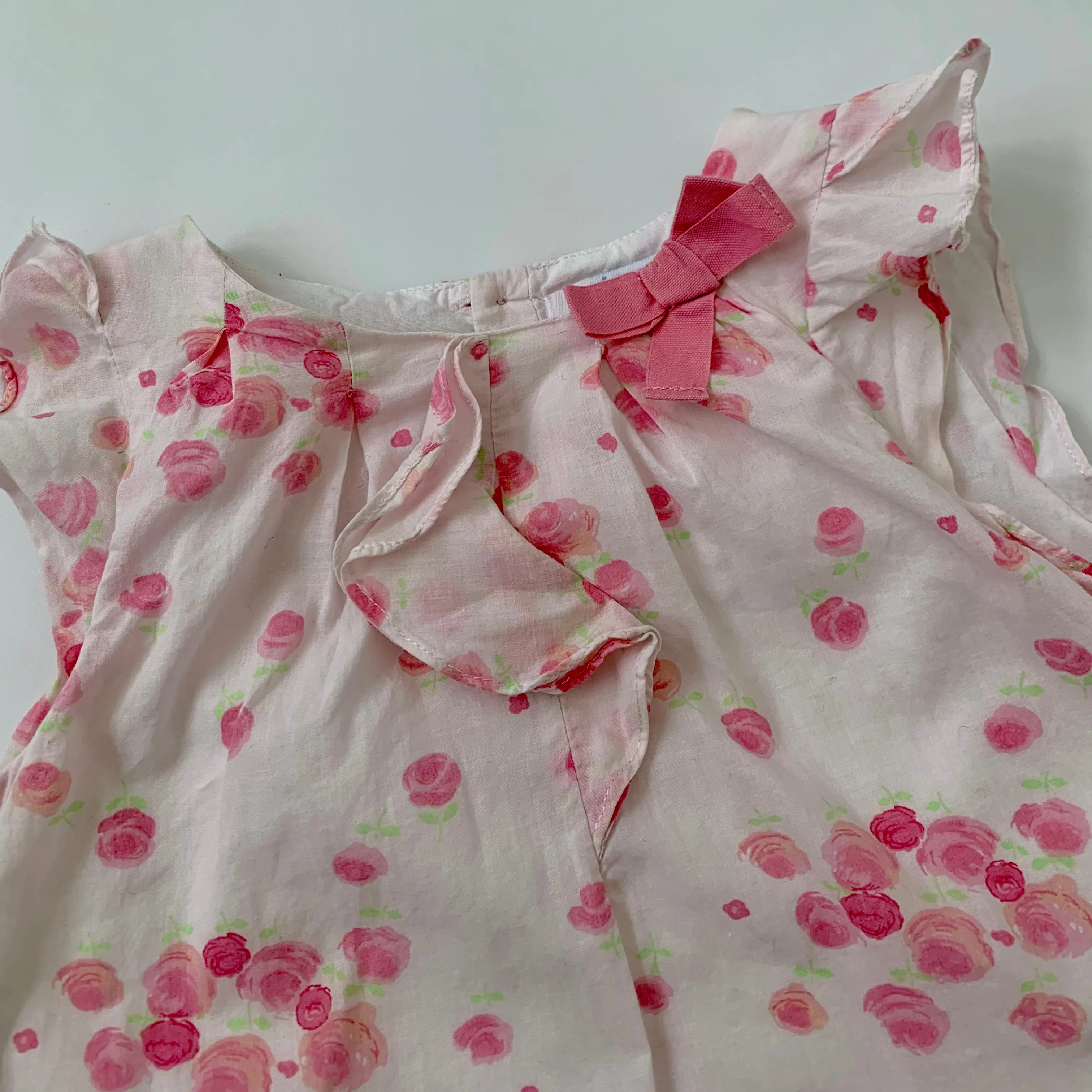 Jacadi Pink Floral Dress: 3 Years