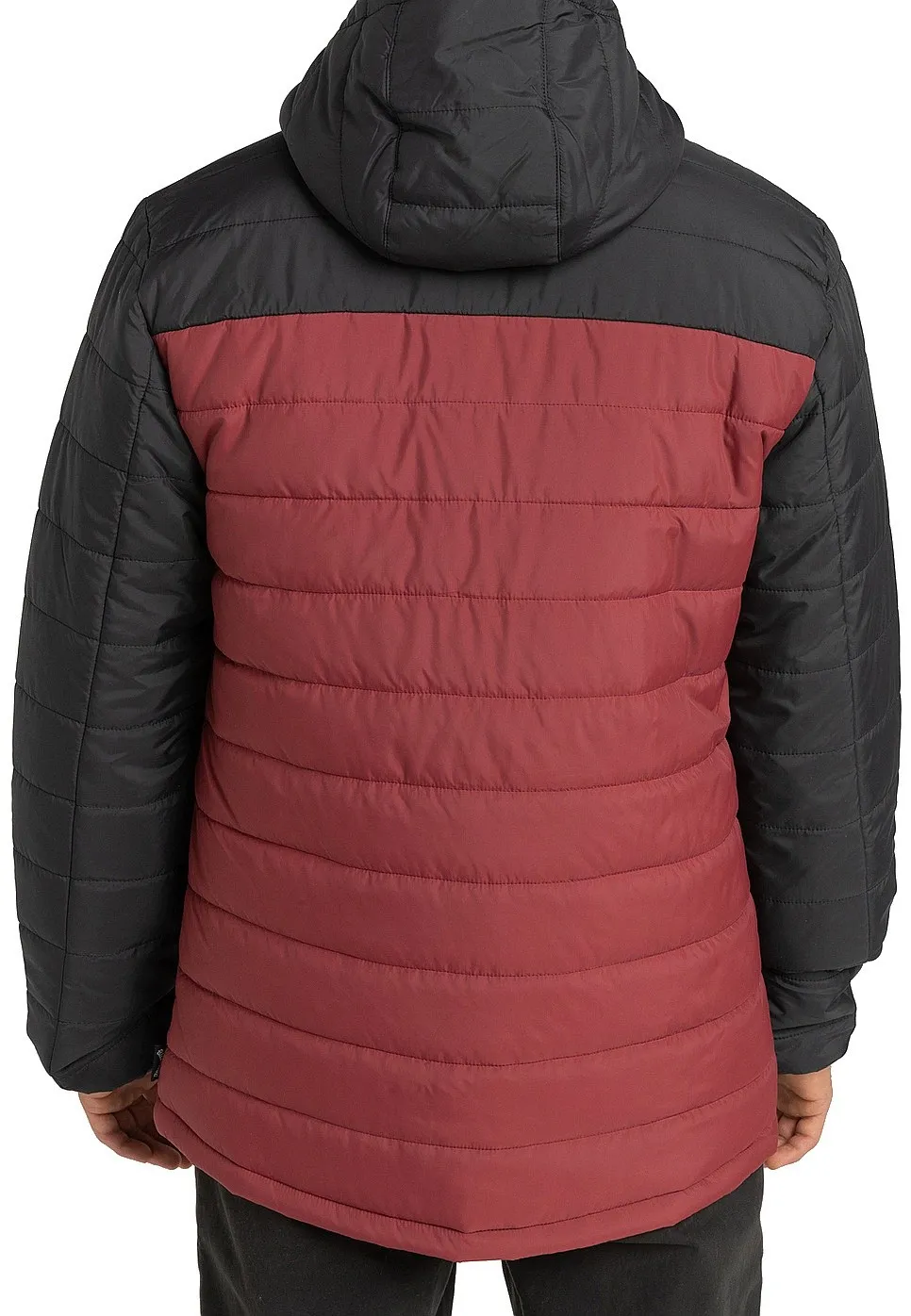 jacket Billabong Surf Check Puffer - Oxblood - men´s