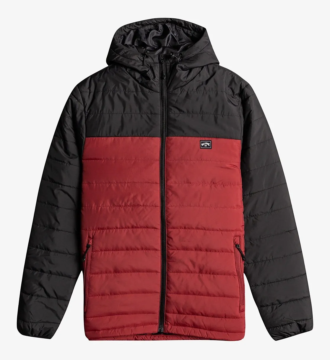 jacket Billabong Surf Check Puffer - Oxblood - men´s