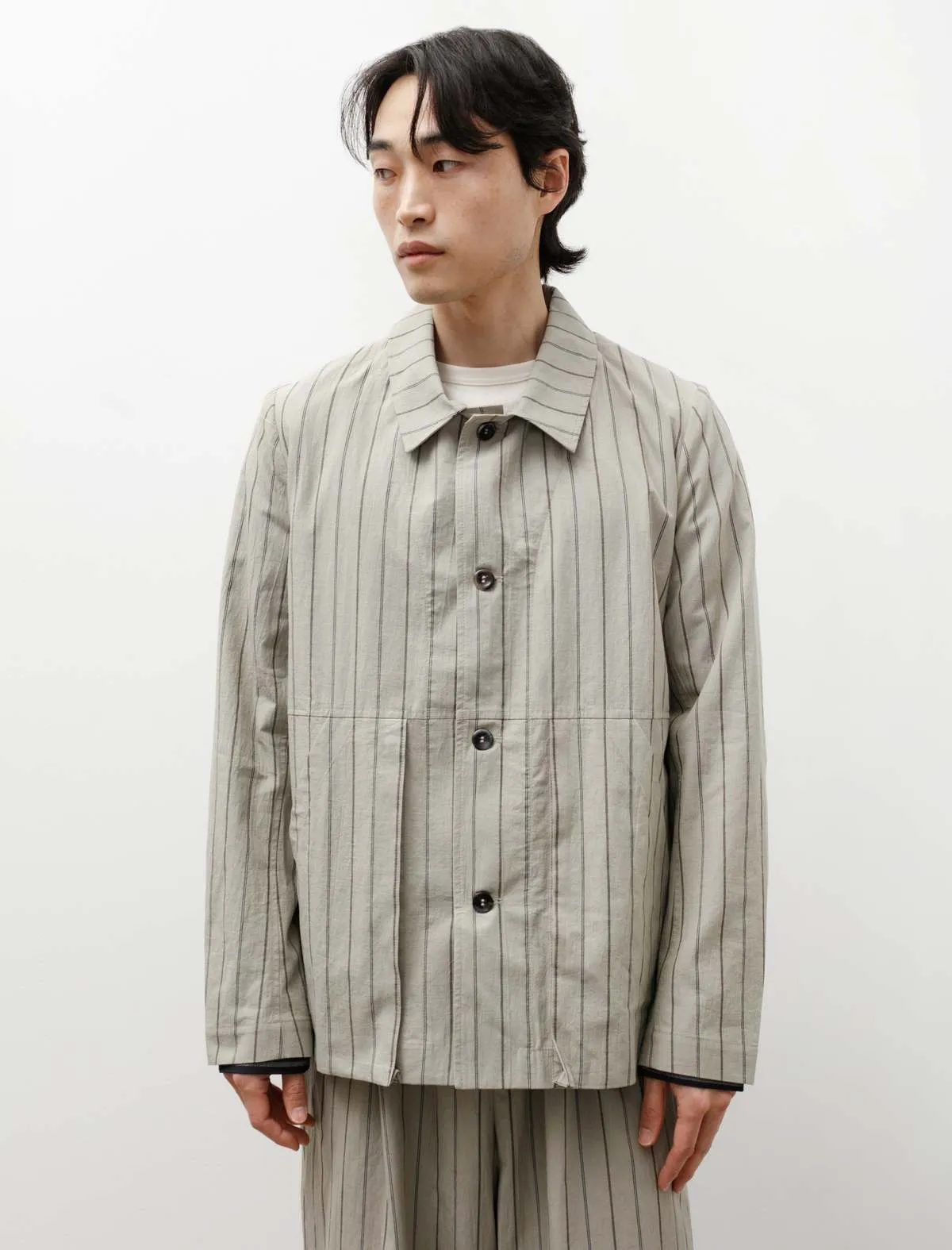 Jacket - Striped Chalk