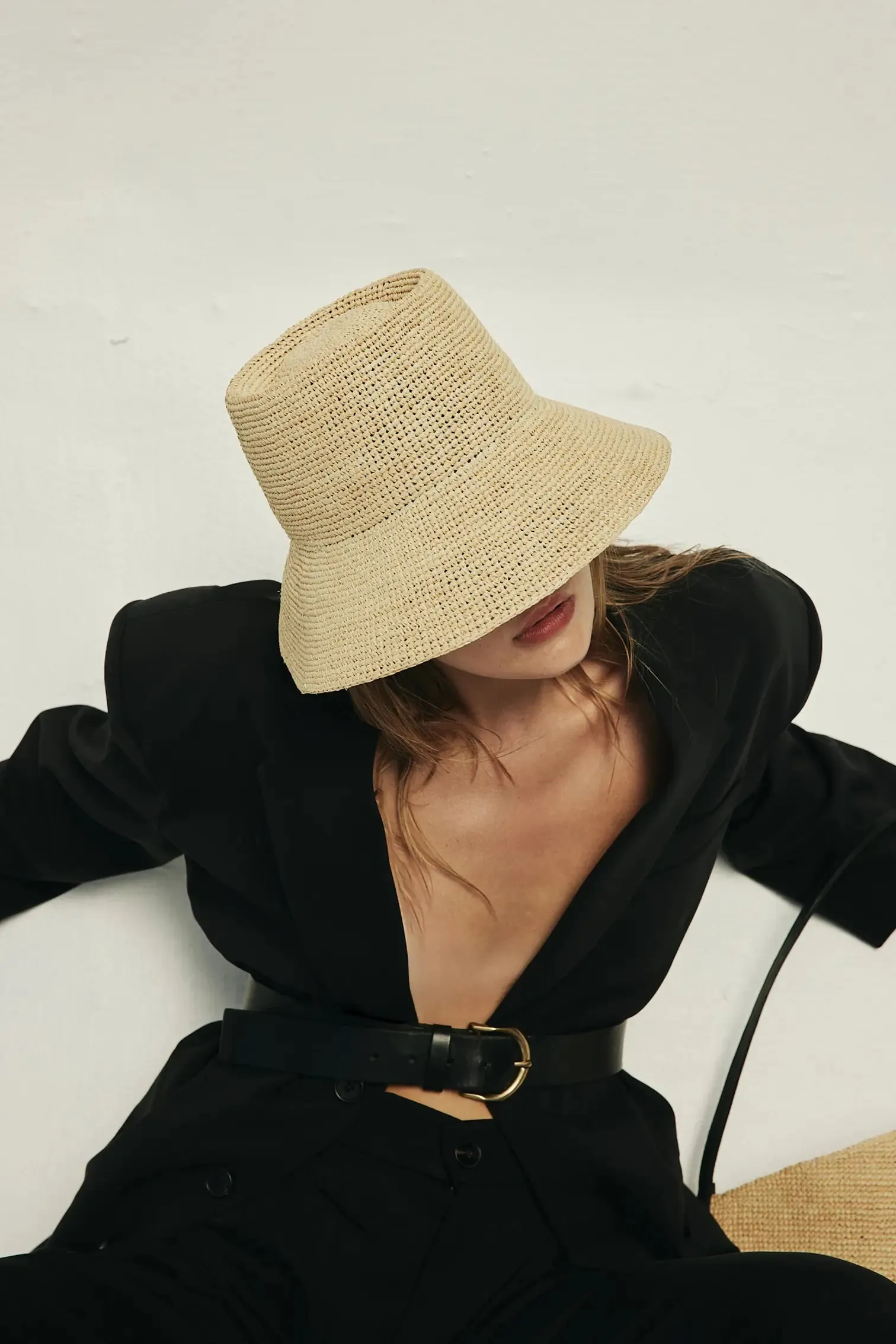   Janessa Leone Felix Bucket Hat - Natural