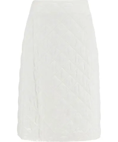 Jil Sander quilted midi skirt