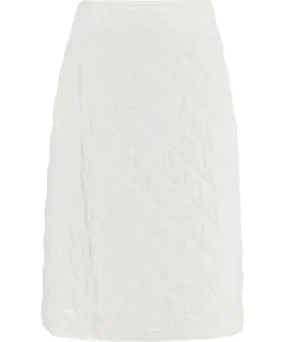 Jil Sander quilted midi skirt