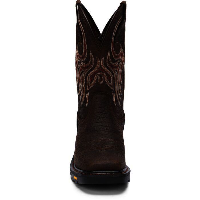 Justin Men's Driscoll 11-In Work Western Boot in Pecan