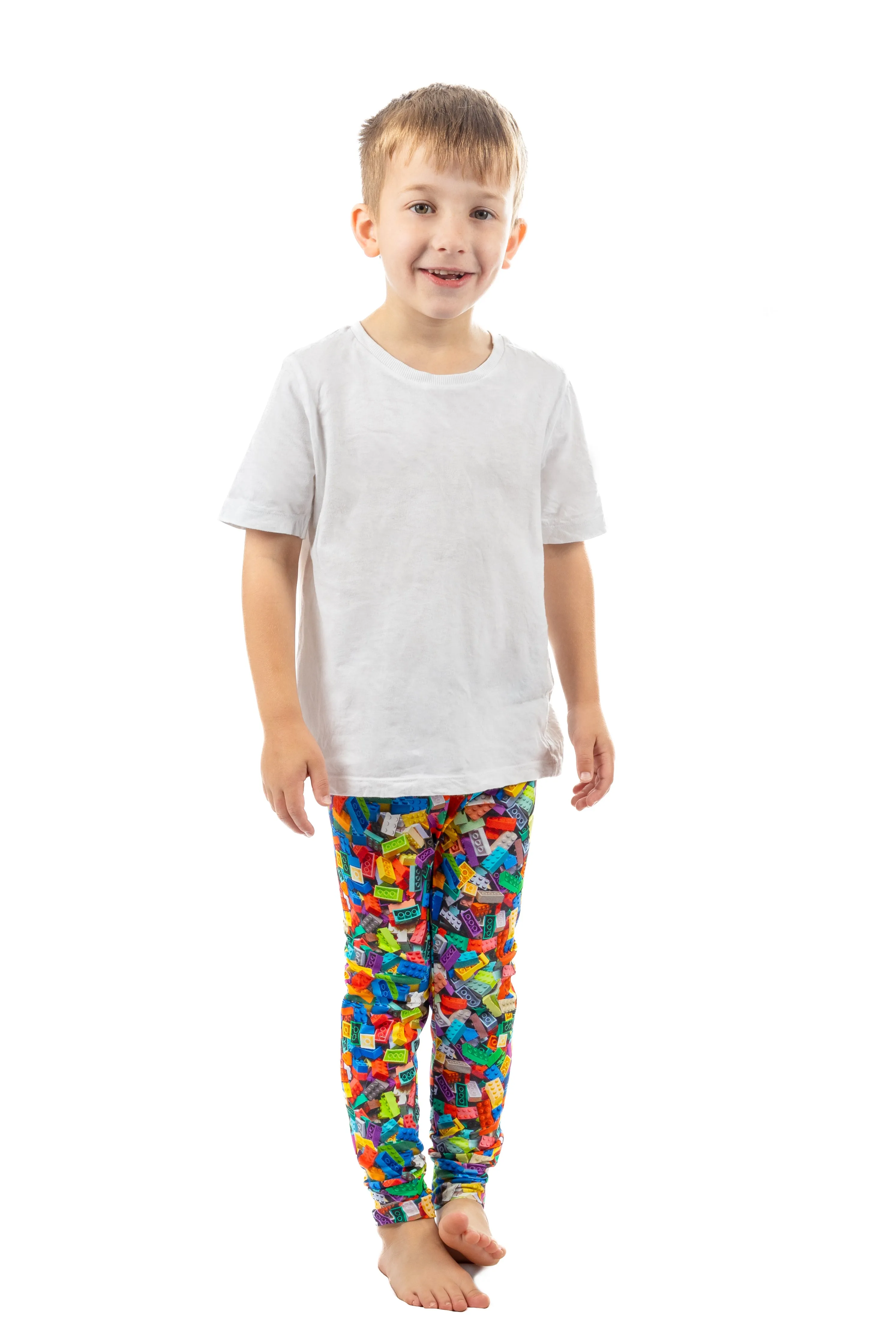 Kids Leggings - Brick Builder