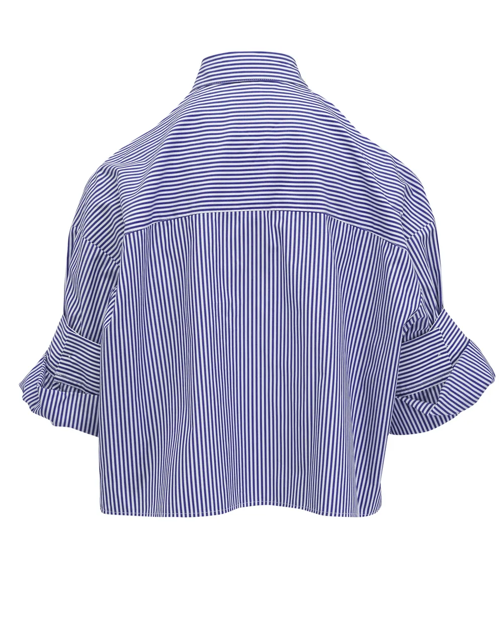 Lady Stripe Next Ex Shirt in Indigo and White