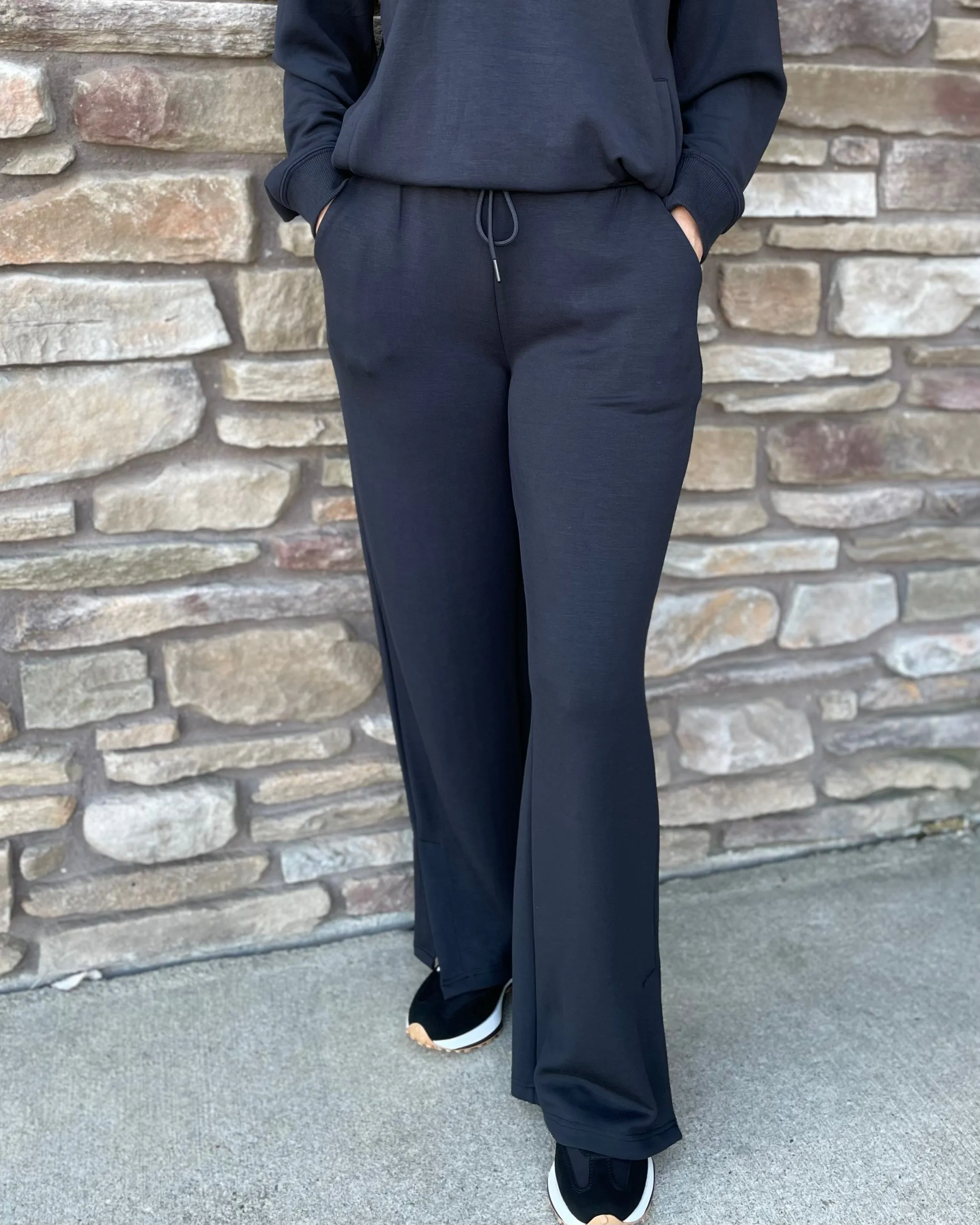 Layne Pant | Black | Tie Waist