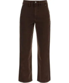 Lemaire cropped pants with twisted seams