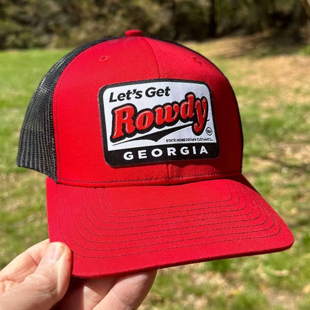 Lets Get Rowdy Georgia Trucker Hat